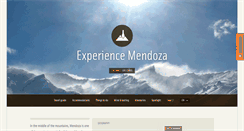 Desktop Screenshot of experiencemendoza.com