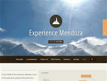 Tablet Screenshot of experiencemendoza.com